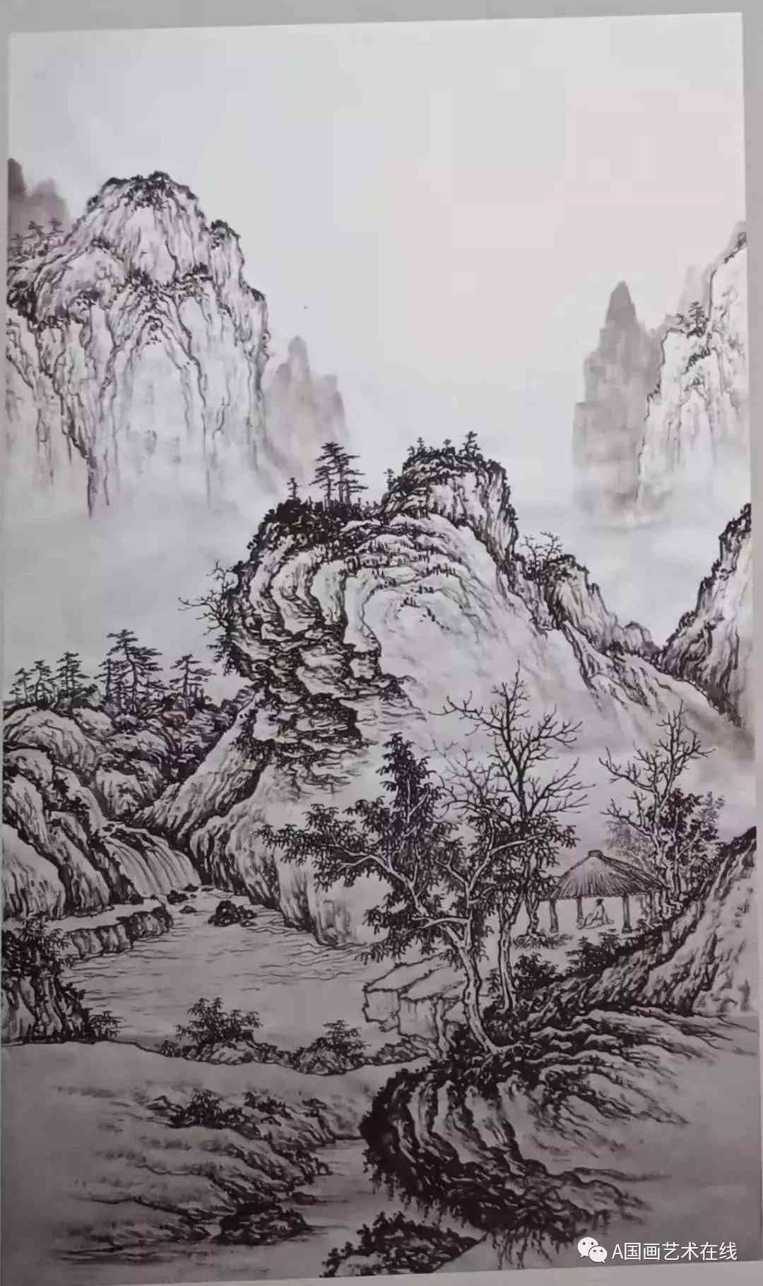 中国画山川技法（中国画技法——山川的几种画法） 第1张