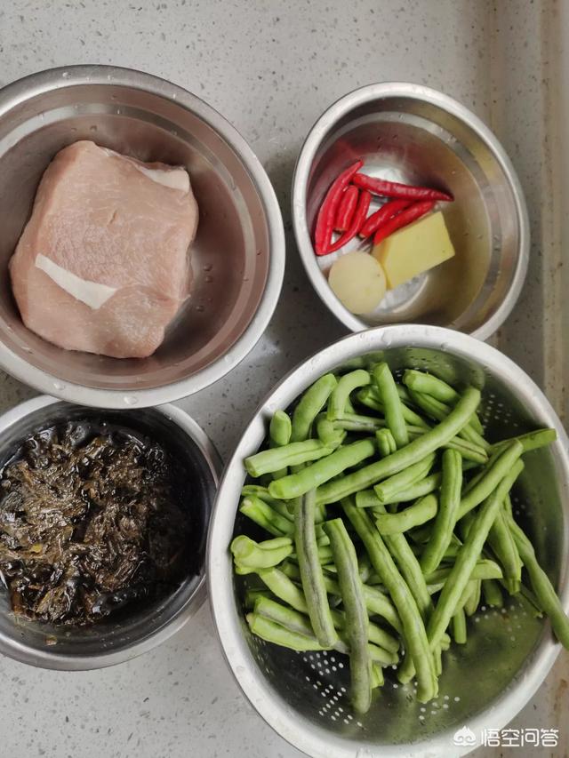 榄菜四季豆的制作过程是什么 橄榄菜四季豆炒肉末的做法分享 第4张