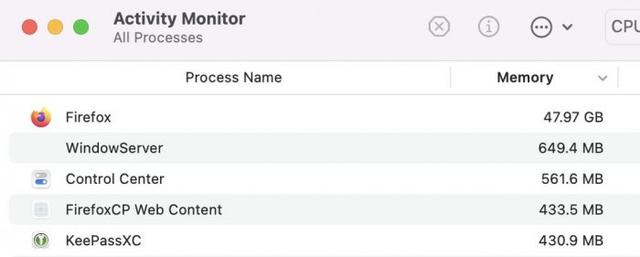 macOS Monterey出现“内存泄漏”错误：长时间运行并消耗大量内存 第4张