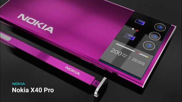 诺基亚X40 Pro概念：6000mAh大电池+120Hz超窄曲面屏 第1张