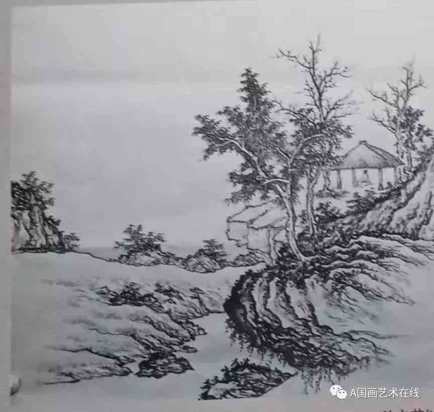 中国画山川技法（中国画技法——山川的几种画法） 第17张
