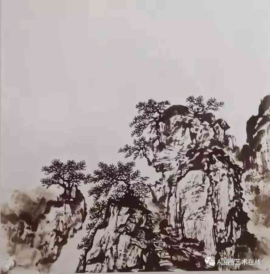 中国画山川技法（中国画技法——山川的几种画法） 第12张