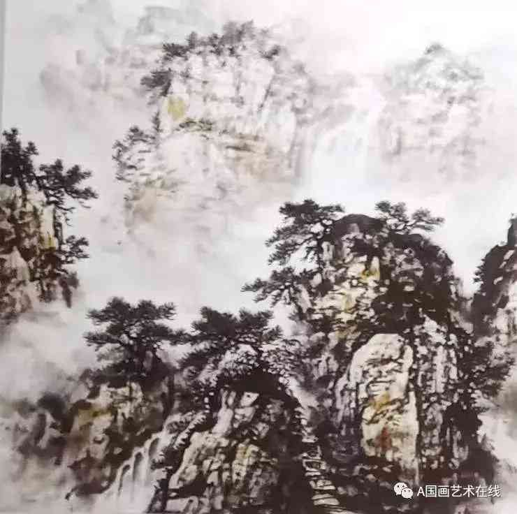 中国画山川技法（中国画技法——山川的几种画法） 第6张