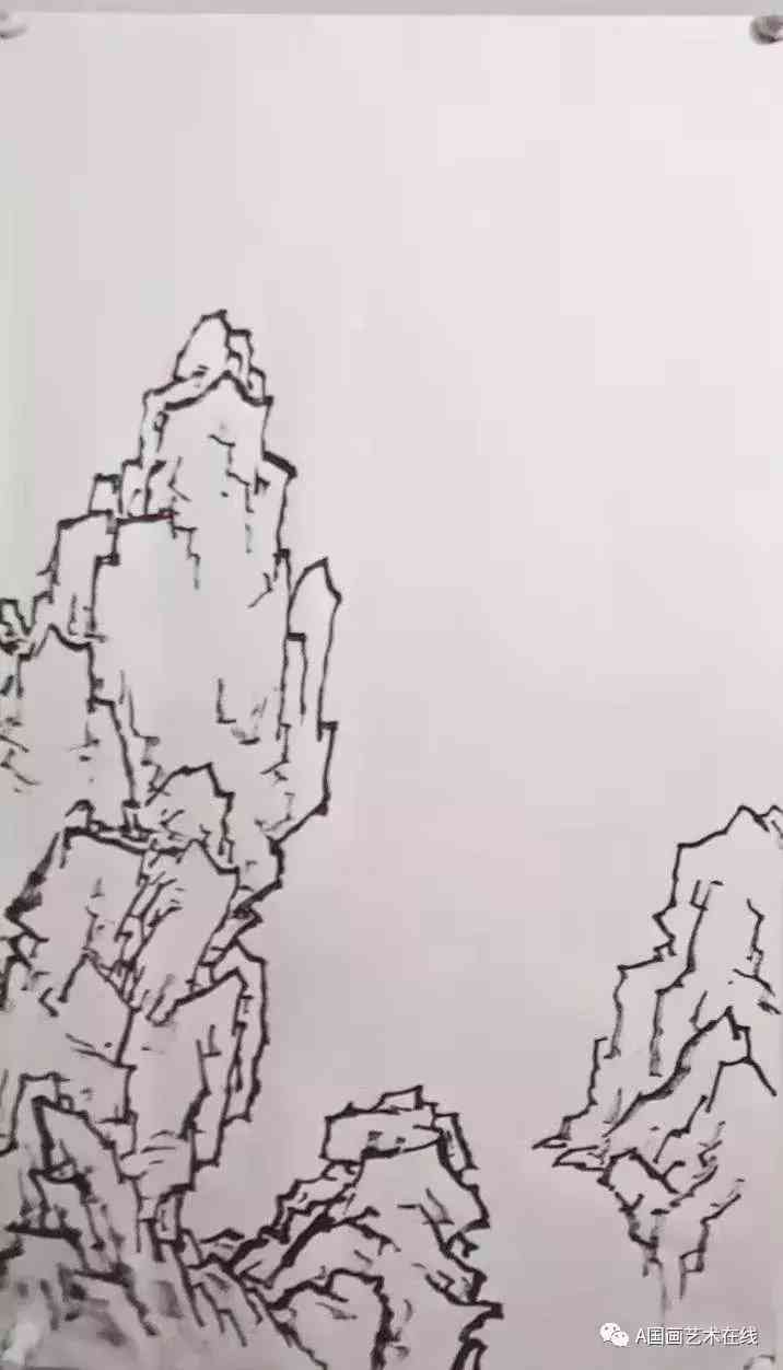 中国画山川技法（中国画技法——山川的几种画法） 第9张